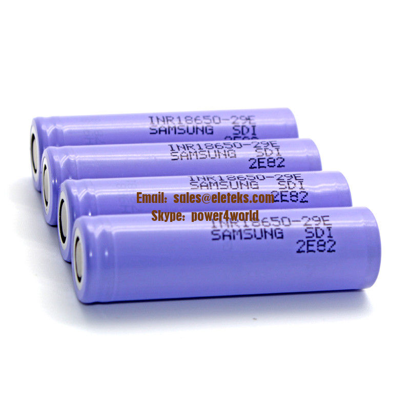 Samsung INR18650-29E 2900mAh 3.7V Li-ion Rechargeable Flashlight Battery