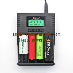 Soshine H4 LCD Charger for Li-ion/NiMH/ LiIFePO4 battery 14500 18350 18650 26650 AA AAA C